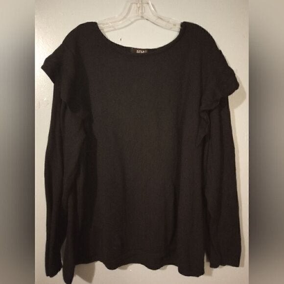 Ana ruffle long sleeve knit top - Picture 1 of 8